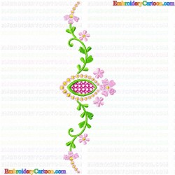 Flowers and Tree 3231 Embroidery Design