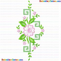 Flowers and Tree 3236 Embroidery Design