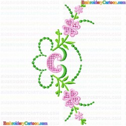 Flowers and Tree 3238 Embroidery Design