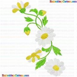 Flowers and Tree 3259 Embroidery Design