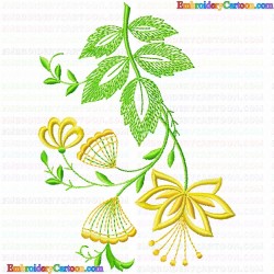 Flowers and Tree 3264 Embroidery Design