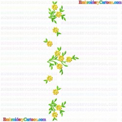 Flowers and Tree 3270 Embroidery Design