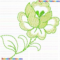 Flowers and Tree 3275 Embroidery Design