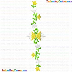 Flowers and Tree 3277 Embroidery Design