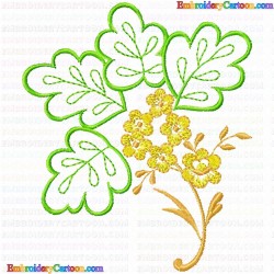 Flowers and Tree 3285 Embroidery Design