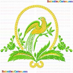 Flowers and Tree 3291 Embroidery Design