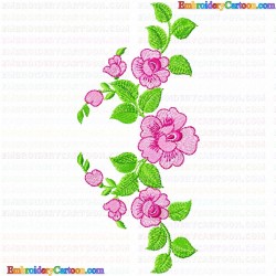 Flowers and Tree 3305 Embroidery Design