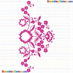 Flowers and Tree 3307 Embroidery Design