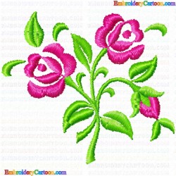 Flowers and Tree 3313 Embroidery Design