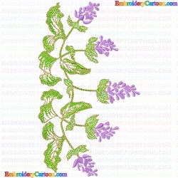 Flowers and Tree 3338 Embroidery Design