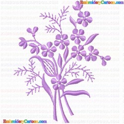 Flowers and Tree 3343 Embroidery Design