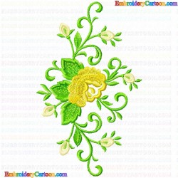 Flowers and Tree 3348 Embroidery Design