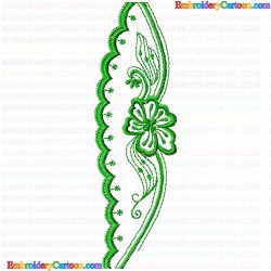 Flowers and Tree 334 Embroidery Design