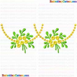 Flowers and Tree 3353 Embroidery Design