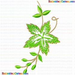 Flowers and Tree 3358 Embroidery Design