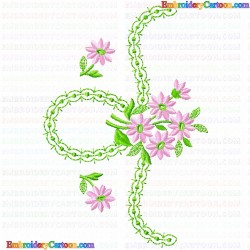 Flowers and Tree 3366 Embroidery Design