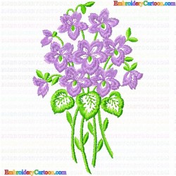 Flowers and Tree 3378 Embroidery Design