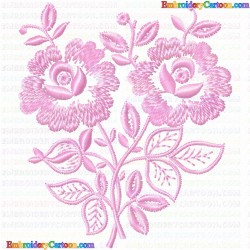 Flowers and Tree 3403 Embroidery Design