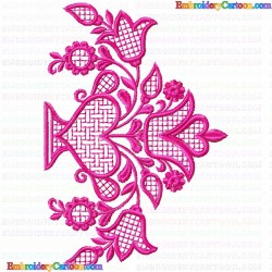 Flowers and Tree 3404 Embroidery Design