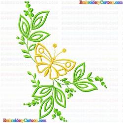 Flowers and Tree 3408 Embroidery Design