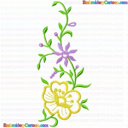 Flowers and Tree 3415 Embroidery Design