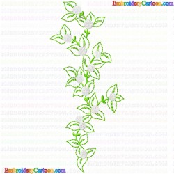 Flowers and Tree 3417 Embroidery Design