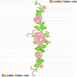 Flowers and Tree 3420 Embroidery Design