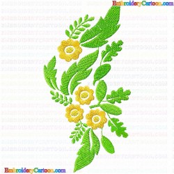 Flowers and Tree 3435 Embroidery Design