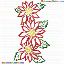 Flowers and Tree 3445 Embroidery Design