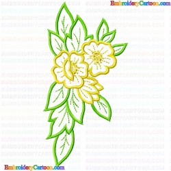 Flowers and Tree 3450 Embroidery Design