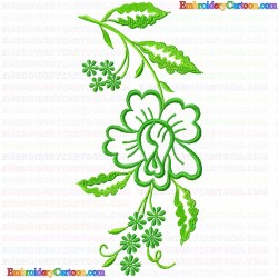 Flowers and Tree 3455 Embroidery Design