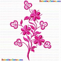 Flowers and Tree 3456 Embroidery Design