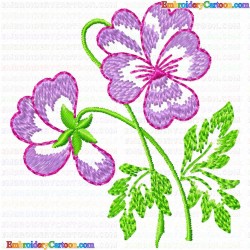 Flowers and Tree 3478 Embroidery Design