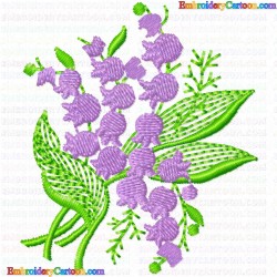 Flowers and Tree 3500 Embroidery Design