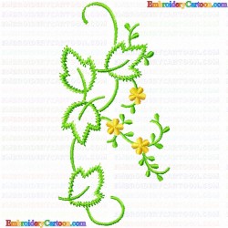 Flowers and Tree 3521 Embroidery Design