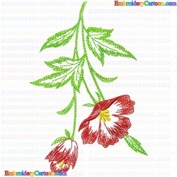 Flowers and Tree 3527 Embroidery Design