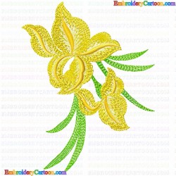 Flowers and Tree 3536 Embroidery Design