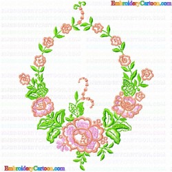 Flowers and Tree 3546 Embroidery Design