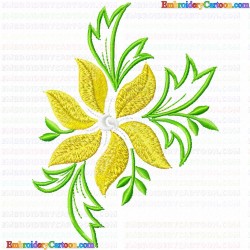 Flowers and Tree 3561 Embroidery Design