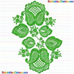 Flowers and Tree 3566 Embroidery Design