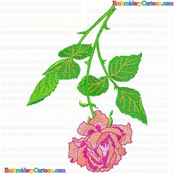 Flowers and Tree 3569 Embroidery Design