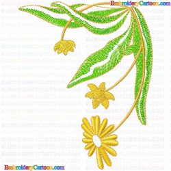 Flowers and Tree 3576 Embroidery Design