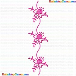 Flowers and Tree 3601 Embroidery Design