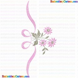 Flowers and Tree 3609 Embroidery Design