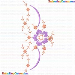 Flowers and Tree 3610 Embroidery Design