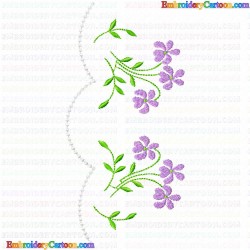 Flowers and Tree 3611 Embroidery Design