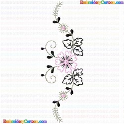 Flowers and Tree 3612 Embroidery Design