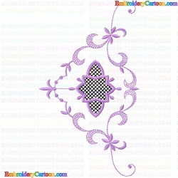 Flowers and Tree 3615 Embroidery Design