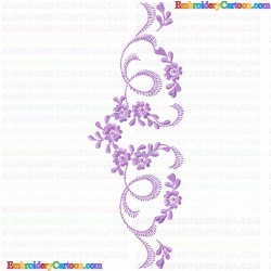 Flowers and Tree 3617 Embroidery Design