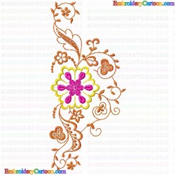 Flowers and Tree 3622 Embroidery Design